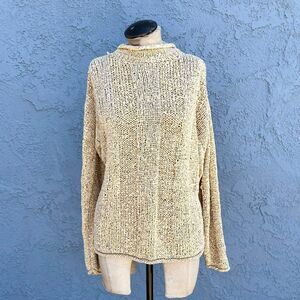 Vintage Woven Sweater Bohemian Avant garde
